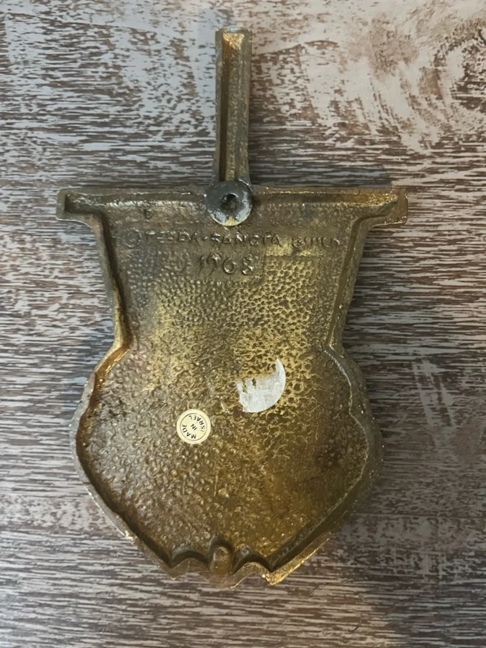 Vintage MCM Terra Sancta Guild Heart Wall Cross